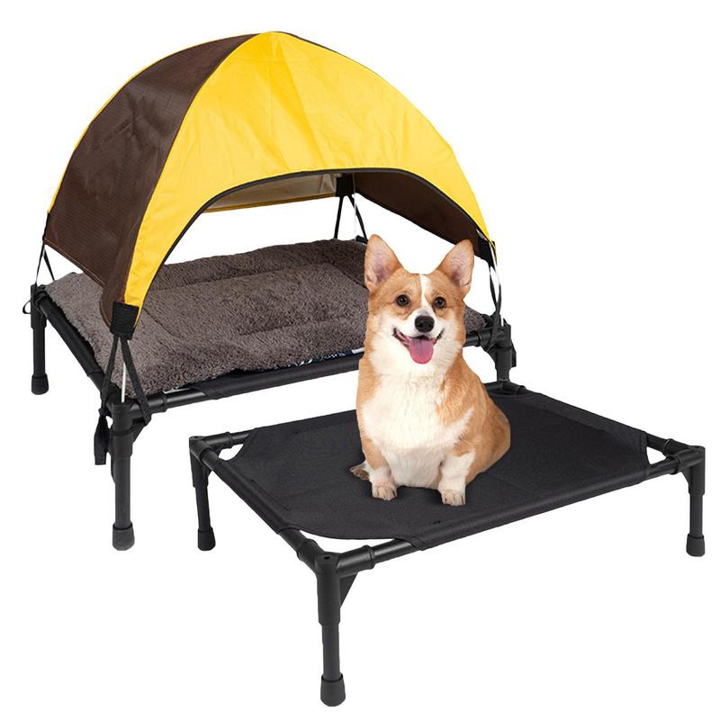 Camping Cot Foldable - Outdoor Elevated Dog Bed Foldable Raised