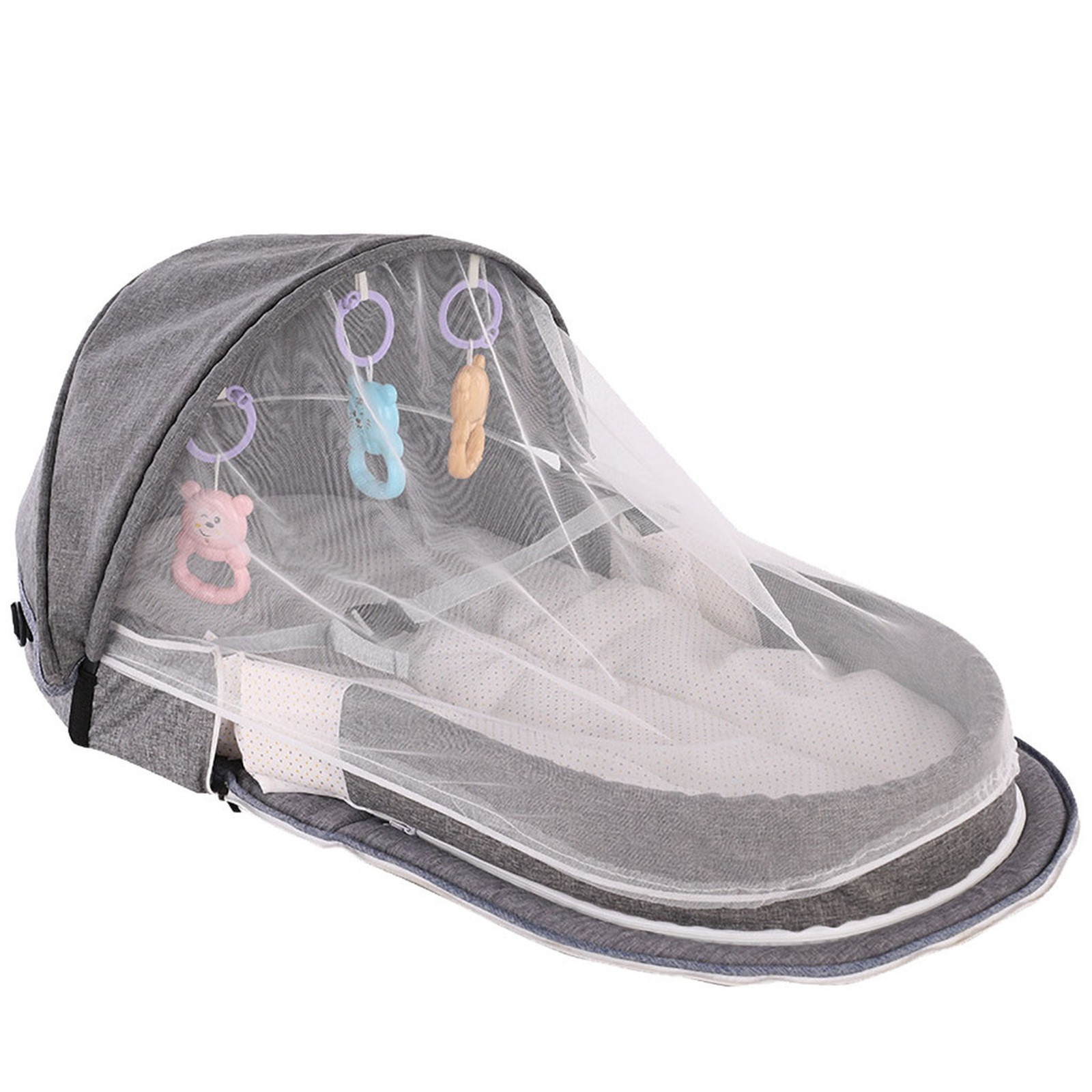 Camping Cot Foldable - Baby Bed Folding Portable Baby Crib