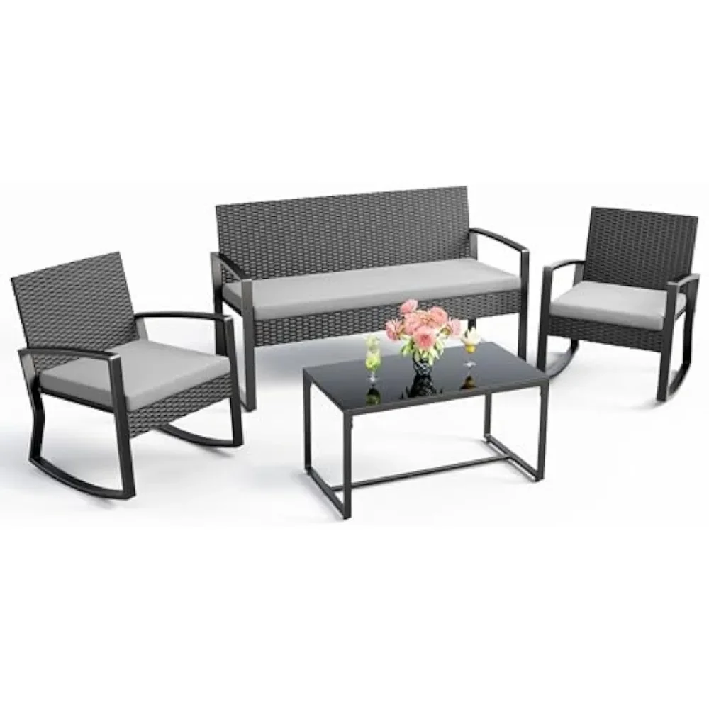 Outdoor Furniture On Sale - 4 Piece Outdoor Patio Furniture Set,