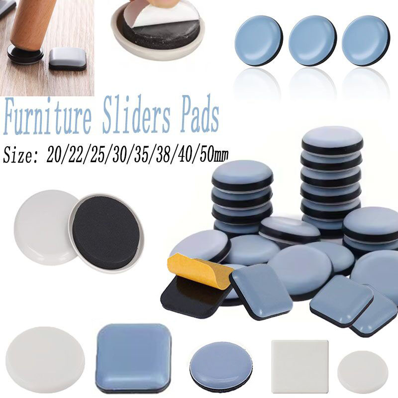 Outdoor Furniture Glider - 24/16/8/4pcs Self-Adhesive Furniture Sliders Pads, Thick