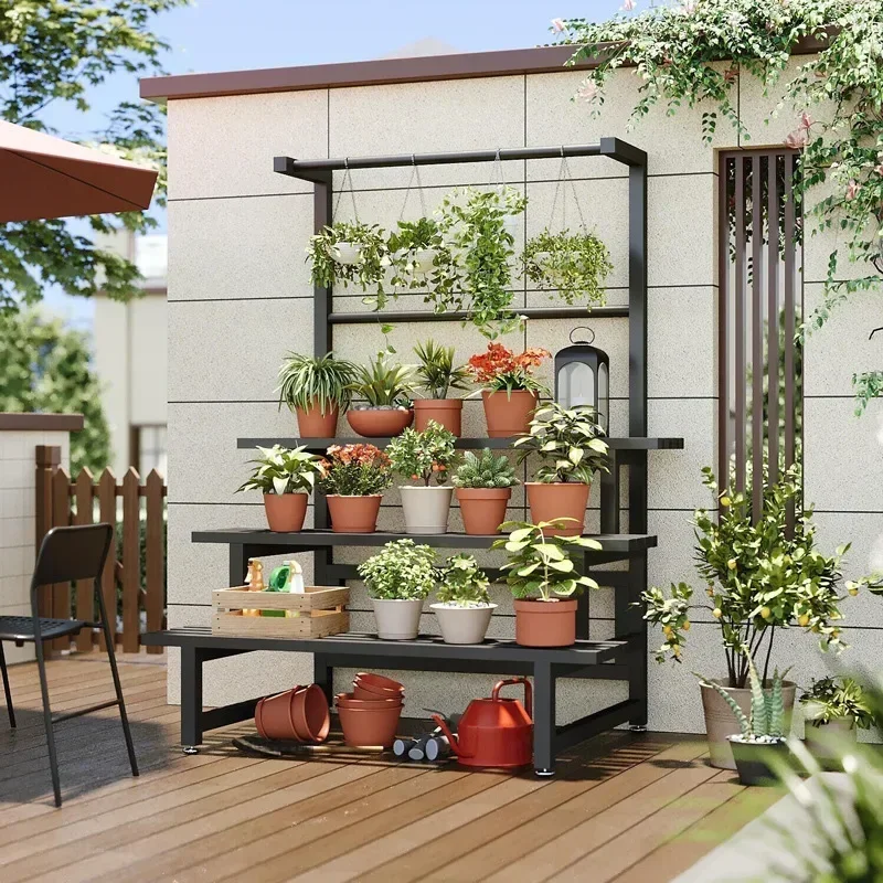 Outdoor Furniture On Sale - Tiered Display Plant Rack Shelf Universal
