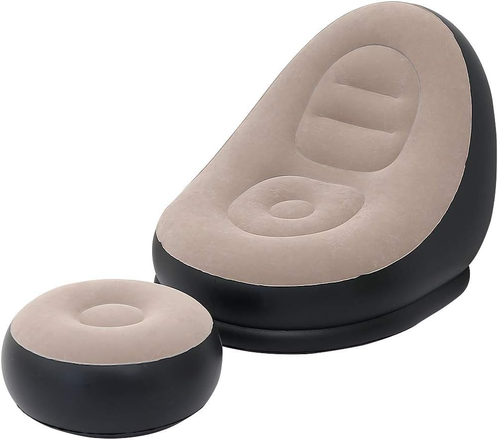2Pcs Lazy Sofa Inflatable Chai - Outdoor Furniture Designer review and price