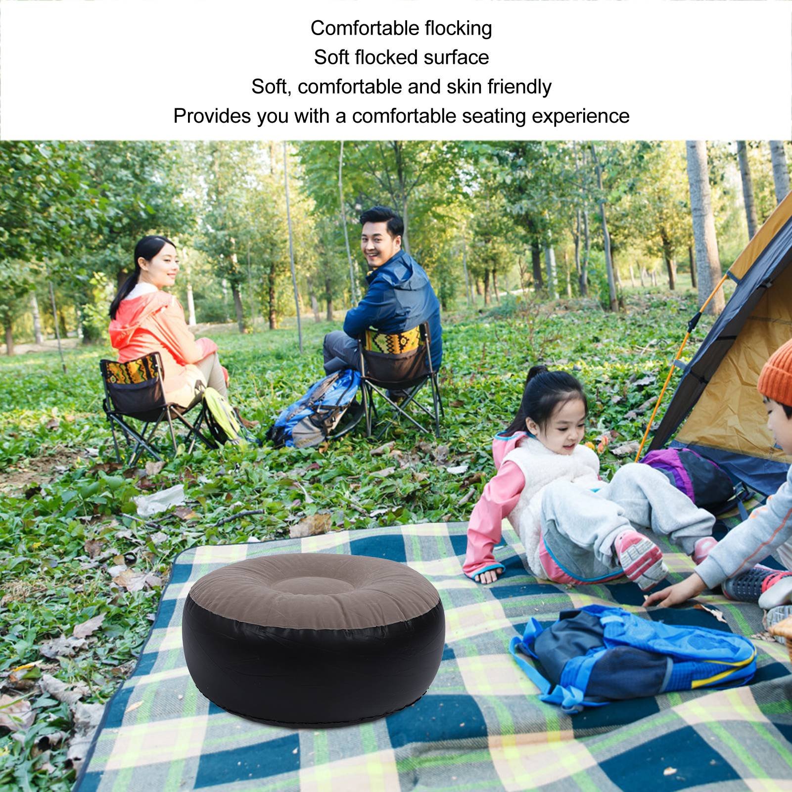 Inflatable Flocking Stool Mult - Outdoor Furniture Designer review and price