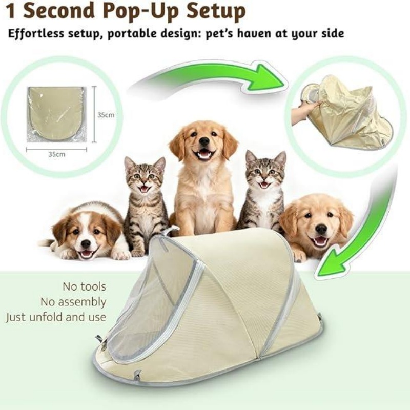 Portable Pop Up Dog Tent Sun P - Camping Cot Foldable review and price