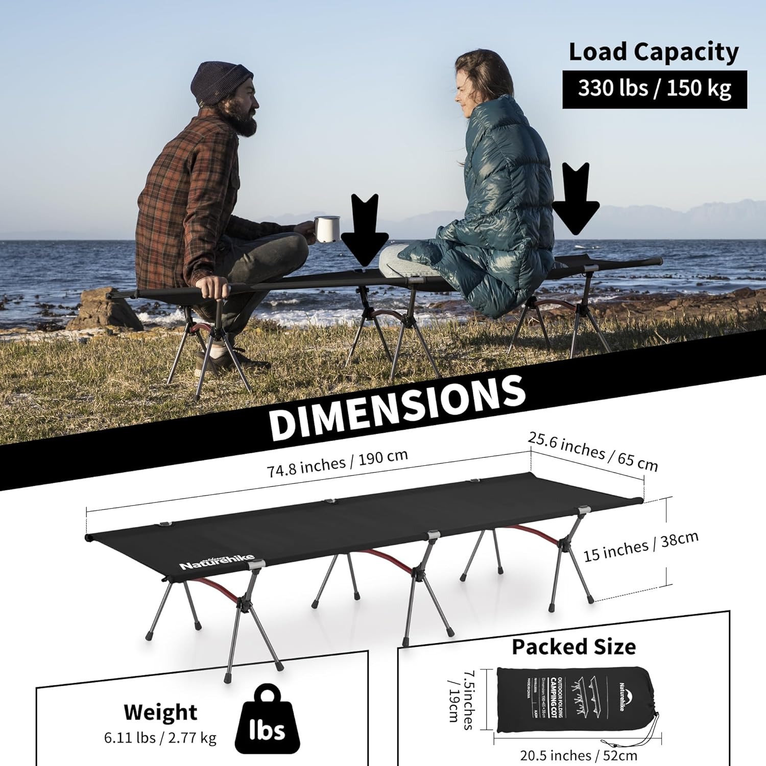 Naturehike Folding Camping Cot - Camping Cot Foldable review and price