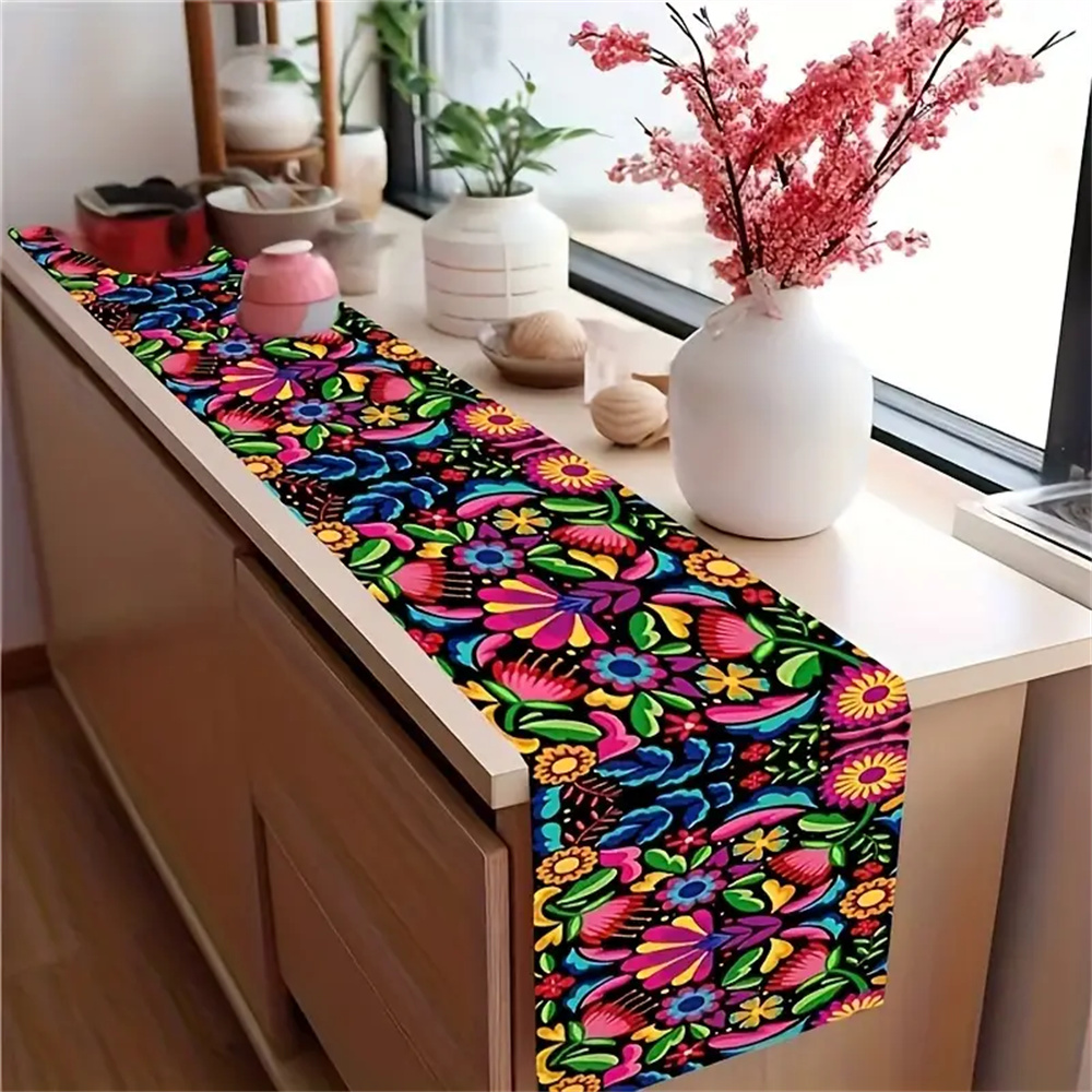 1pc, Table Runner, Festive Mex - Outdoor Furniture Designer review and price