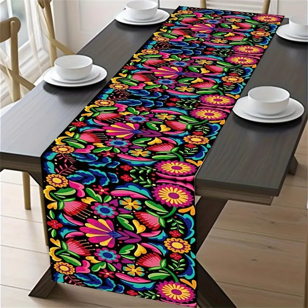 1pc, Table Runner, Festive Mex - Outdoor Furniture Designer review and price
