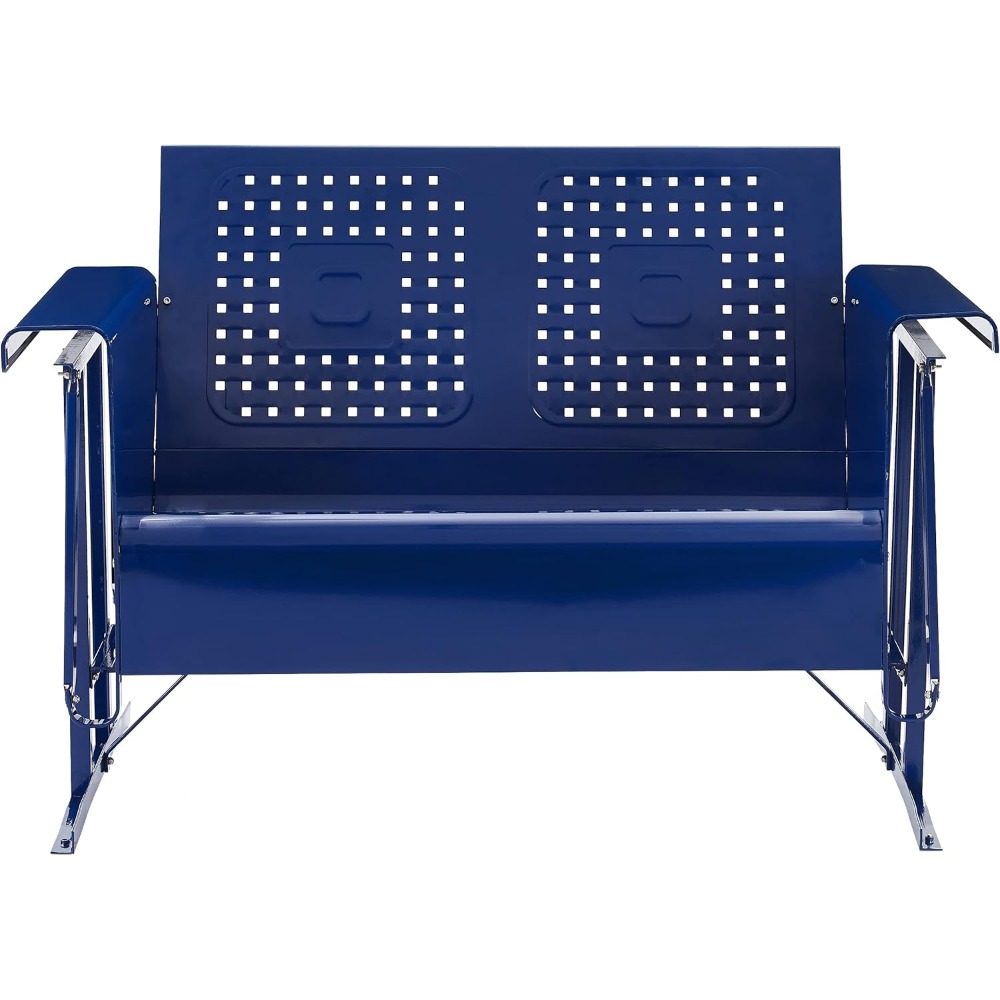 Bates Retro Metal Outdoor Love - Outdoor Furniture Loveseat review and price