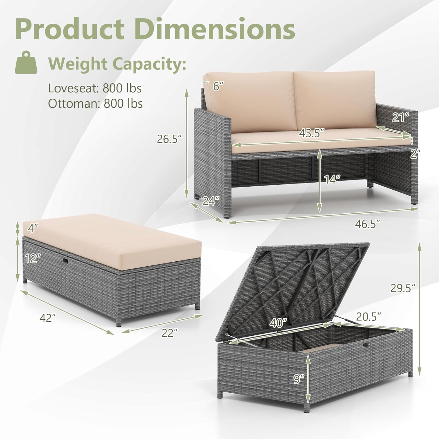 Wicker Patio Daybed Loveseat O - Outdoor Furniture Loveseat review and price
